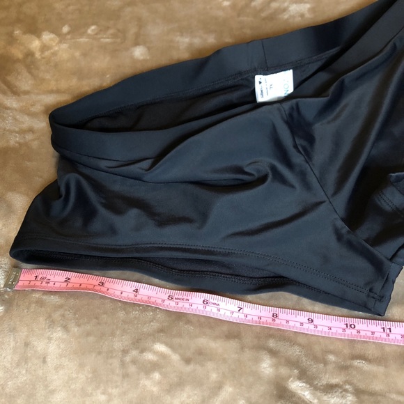 Black Arizona Jeans Swim Boyshort, Size XL - Picture 5 of 11